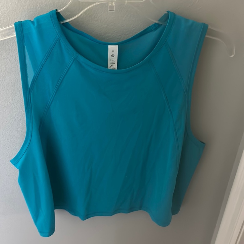 Lululemon nylon mesh tank
